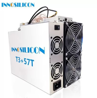 BTC মাইনার ইনোসিলিকন T3+ 57Th/S BTC মাইনিং মেশিন SHA-256 অ্যালগরিদম 3300W