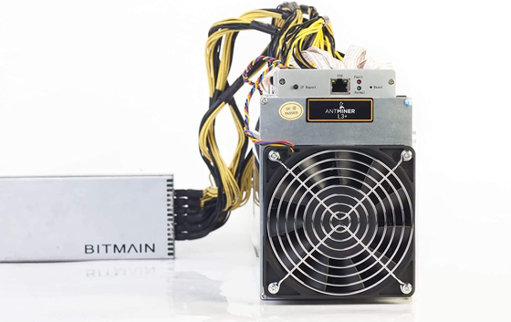 LTC বিটমেইন অ্যান্টমাইনার L3+ 600mh/S Asic মাইনিং মেশিন 850W 11.6-13.0V