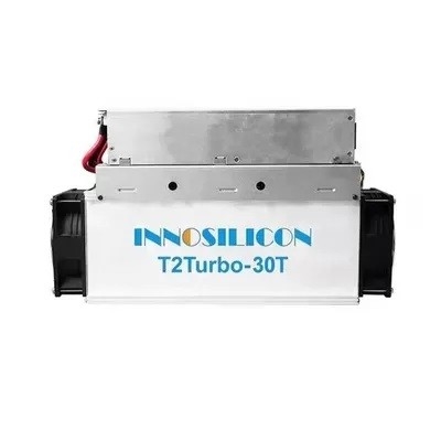 2200W Asic খনি শ্রমিক সেকেন্ড হ্যান্ড ইনোসিলিকন T2T 30TH/S SHA256 ফাস্ট বিটকয়েন মাইনার