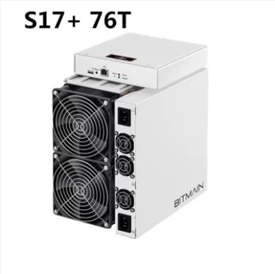 BTC খনি শ্রমিক Sha 256 অ্যান্টমাইনার S17+ 76th/S Bitcoin Asic খনি শ্রমিক 2920W মাইনিং মেশিন