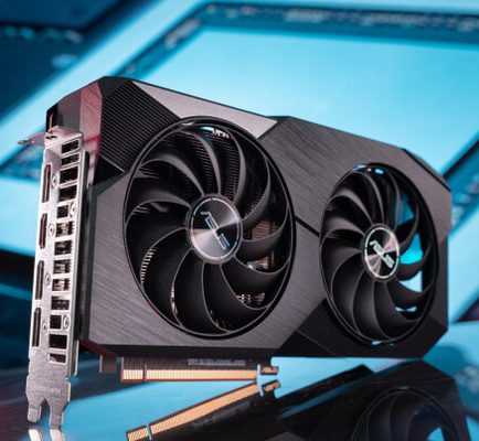 RX 6600 8G AMD RADEON মাইনিং রিগ গ্রাফিক্স কার্ড 14000MHz 8pin 128 বিট