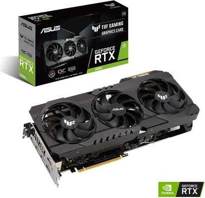 GDDR6 Geforce Rtx 3080 10GB গ্রাফিক্স কার্ড 1710MHz OC সংস্করণ গ্রাফিক্স কার্ড